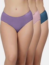 Load image into Gallery viewer, Sonari Seamless Cotton Mid Rise Full Coverage Hipster Panty for Everyday Comfort – SH201
