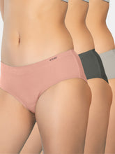 Load image into Gallery viewer, Sonari Seamless Modal Full Coverage Mid Rise Hipster Panty for Everyday Comfort – SH 301
