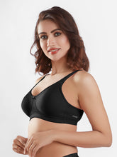 Load image into Gallery viewer, Sonari Non-Padded Wirefree Cotton Polyester Medium Coverage Moulded Comfort Bra with Adjustable Straps – YARIS

