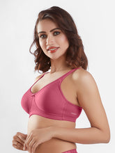 Load image into Gallery viewer, Sonari Non-Padded Wirefree Cotton Polyester Medium Coverage Moulded Comfort Bra with Adjustable Straps – YARIS
