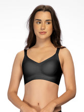 Load image into Gallery viewer, Sonari Padded Full Coverage Seamless Wirefree Bra with Nylon Spandex Side Support – SM 104
