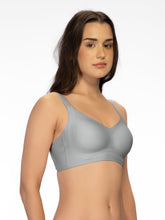 Load image into Gallery viewer, Sonari Padded Full Coverage Seamless Wirefree Bra with Nylon Spandex Side Support – SM 104
