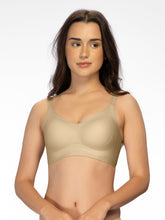 Load image into Gallery viewer, Sonari Padded Full Coverage Seamless Wirefree Bra with Nylon Spandex Side Support – SM 104
