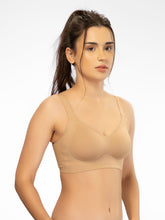 Load image into Gallery viewer, Sonari Padded Full Coverage Seamless Wirefree Bra with Broad Straps and U-Back Support – SM 105
