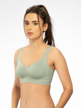 Load image into Gallery viewer, Sonari Padded Full Coverage Seamless Wirefree Bra with Broad Straps and U-Back Support – SM 105
