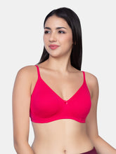 Load image into Gallery viewer, Sonari Non Padded Wirefree Cotton Medium Coverage Everyday Bra with Adjustable Straps – SMT018
