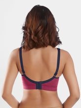 Load image into Gallery viewer, Sonari Moulded Wirefree Cotton Polyester Full Coverage Sports Bra with Adjustable Straps – SUPREMO
