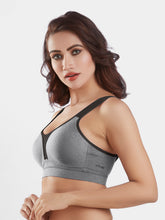 Load image into Gallery viewer, Sonari Moulded Wirefree Cotton Polyester Full Coverage Sports Bra with Adjustable Straps – SUPREMO
