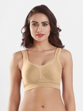 Load image into Gallery viewer, Sonari Moulded Wirefree Cotton Polyester Full Coverage Sports Bra with Adjustable Straps – SUPREMO
