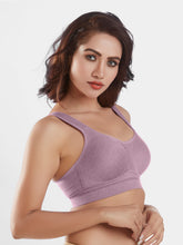 Load image into Gallery viewer, Sonari Moulded Wirefree Cotton Polyester Full Coverage Sports Bra with Adjustable Straps – SUPREMO
