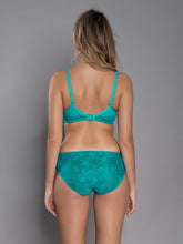 Load image into Gallery viewer, Sonari Romantic Jacquard Medium Coverage Wirefree Bridal Lingerie Set with Low Rise Net Panty – SUSI
