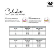 Load image into Gallery viewer, Wacoal Looping Padded Non-wired  3/4th Cup Everyday Wear Medium coverage Lace Bra - Ivory LSF100
