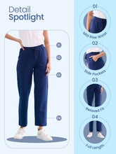 Load image into Gallery viewer, Go Colors Antra Melanges Cotton Stretch Track Pant
