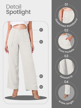 Load image into Gallery viewer, Go Colors Dark Rose Linen Cargo Pants
