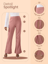 Load image into Gallery viewer, Go Colors Olive Roma Ponte Flared Pant

