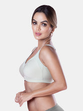 Load image into Gallery viewer, Sonari Non-Padded Wirefree Cotton Full Coverage Everyday Minimizer Bra with Adjustable Straps – SABRINA
