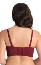 Load image into Gallery viewer, Amante Ultimo Exotic Shimmer Padded Wired Balconette Bra - Laced Biking Red
