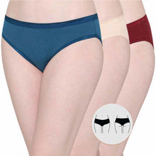 Load image into Gallery viewer, Wacoal Cotton Low Waist Medium Coverage Everyday Wear Pack of 3  Bikini Panty PI03G03
