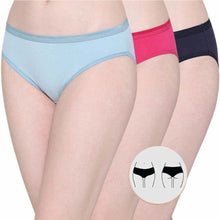 Load image into Gallery viewer, Wacoal Cotton Low Waist Medium Coverage Everyday Wear Pack of 3  Bikini Panty PI03G03
