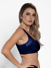 Load image into Gallery viewer, Sonari Lightly Padded Wirefree Nylon Spandex Full Coverage Sports Bra with Adjustable Straps – VEDA
