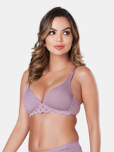 Load image into Gallery viewer, Sonari Lightly Padded Wirefree Low Coverage Modal Plunge Bra with Detachable Straps – VICTORIA
