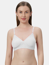 Load image into Gallery viewer, Sonari Non-Padded Wirefree Cotton-Polyester Medium Coverage Everyday Bra with Adjustable Straps – VIOLET
