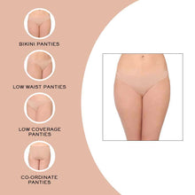 Load image into Gallery viewer, Wacoal Basic Mold Low Waist Low Coverage Everyday Wear Bikini Panty - Beige W63A140IN
