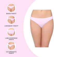 Load image into Gallery viewer, Wacoal Basic Mold Low Waist Low Coverage Everyday Wear Bikini Panty - Mauve W63A140IN
