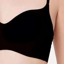 Load image into Gallery viewer, Wacoal Basic Mold Padded  Non Wired 3/4Th Cup Everyday Wear Seamless T-Shirt Bra - Black WB3A140IN
