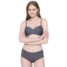Load image into Gallery viewer, Wacoal Basic Mold Padded Wired Half Cup Strapless Bandeau T-Shirt Bra - Dark Grey WB3B530IN
