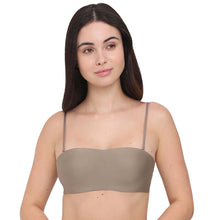 Load image into Gallery viewer, Wacoal Basic Mold Padded Wired Half Cup Everyday Wear Strapless Multiway Bra-Brown WB3B530IN
