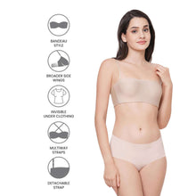 Load image into Gallery viewer, Wacoal Basic Mold Padded Wired Half Cup Strapless Bandeau T-Shirt Bra - Beige WB3B530IN
