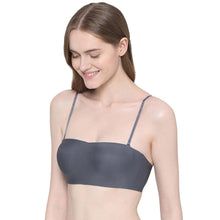 Load image into Gallery viewer, Wacoal Basic Mold Padded Wired Half Cup Strapless Bandeau T-Shirt Bra - Dark Grey WB3B530IN

