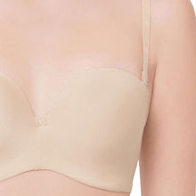 Load image into Gallery viewer, Wacoal Basic Mold Padded Wired  Half Cup Everyday Wear Strapless Multiway Bra - Beige WB78720IN
