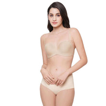 Load image into Gallery viewer, Wacoal Basic Mold Padded Wired  Half Cup Everyday Wear Strapless Multiway Bra - Beige WB78720IN

