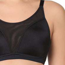 Load image into Gallery viewer, Wacoal Motion Wear Sports Padded Non-wired Racer Back High Intensity Full coverage Sports Bra - Black WR1513
