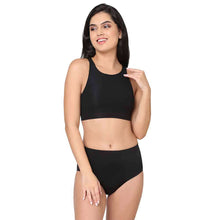 Load image into Gallery viewer, Wacoal Sports Lover Padded Non-wired High Neck Medium Intensity Full coverage Sports Bra - Black WR3446
