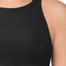Load image into Gallery viewer, Wacoal Sports Lover Padded Non-wired High Neck Medium Intensity Full coverage Sports Bra - Black WR3446
