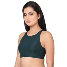 Load image into Gallery viewer, Wacoal Sports Lover Padded Non-wired High Neck Medium Intensity Full coverage Sports Bra - Green WR3446
