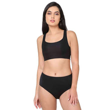 Load image into Gallery viewer, Wacoal Sports Lover Padded Non-wired Racer Back Medium Intensity Full coverage Sports Bra - Black WR3447
