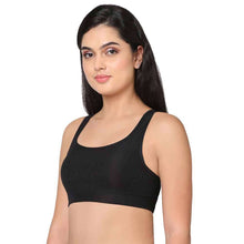 Load image into Gallery viewer, Wacoal Sports Lover Padded Non-wired Racer Back Medium Intensity Full coverage Sports Bra - Black WR3447
