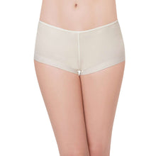 Load image into Gallery viewer, Wacoal Feel Free Mid Waist Full Coverage Solid Boyleg Panty - Beige WU8738
