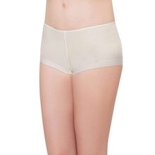 Load image into Gallery viewer, Wacoal Feel Free Mid Waist Full Coverage Solid Boyleg Panty - Beige WU8738
