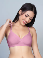 Load image into Gallery viewer, Sonari Lightly Padded Wirefree Nylon Moderate Coverage T-Shirt Bra with Adjustable Straps – YANA
