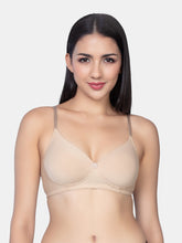 Load image into Gallery viewer, Sonari Lightly Padded Wirefree Nylon Moderate Coverage T-Shirt Bra with Adjustable Straps – YANA
