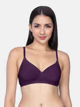 Load image into Gallery viewer, Sonari Lightly Padded Wirefree Nylon Moderate Coverage T-Shirt Bra with Adjustable Straps – YANA
