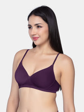 Load image into Gallery viewer, Sonari Lightly Padded Wirefree Nylon Moderate Coverage T-Shirt Bra with Adjustable Straps – YANA
