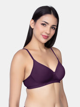Load image into Gallery viewer, Sonari Lightly Padded Wirefree Nylon Moderate Coverage T-Shirt Bra with Adjustable Straps – YANA
