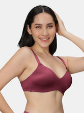 Load image into Gallery viewer, Sonari Lightly Padded Wirefree Soft Nylon T-Shirt Bra with Side Boning and Semi-Detachable Straps – ZIL
