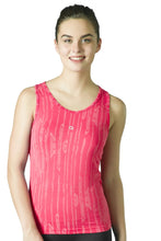 Load image into Gallery viewer, Amante Round Neck Sports Tank Top - Teaberry 27002

